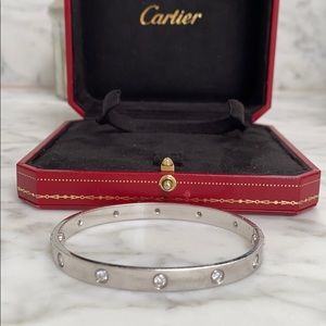 Cartier love bracket- 10 diamonds